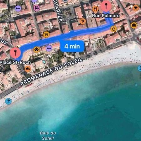 Sublime T2/ Cosy/ Clim/ Parking/Plage Menton Bagian luar foto