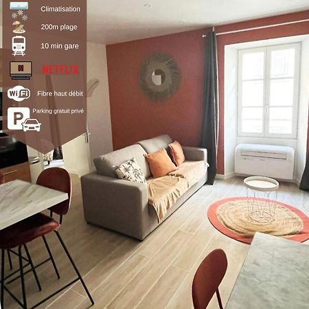Sublime T2/ Cosy/ Clim/ Parking/Plage Menton Bagian luar foto