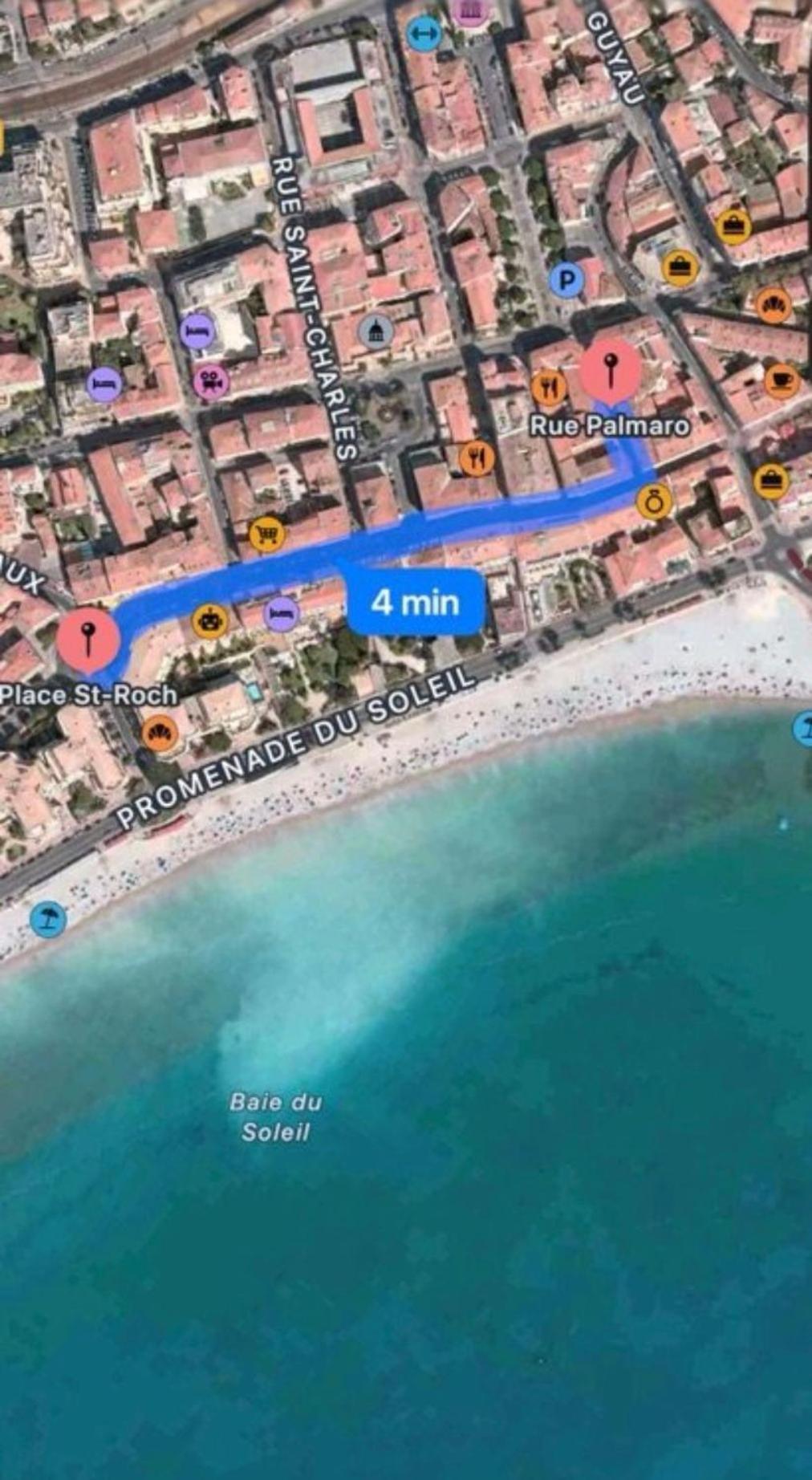 Sublime T2/ Cosy/ Clim/ Parking/Plage Menton Bagian luar foto